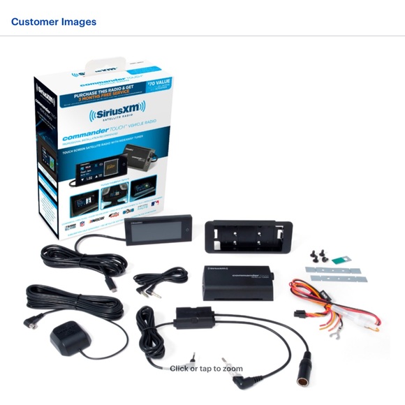 SiriusXM Commander Touch Satellite Radio Tuner w/ Touchscreen Controller SXVCT1 - Picture 2 of 12